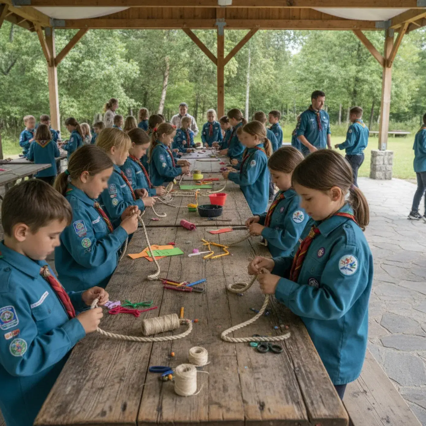 Rainbows, Brownies, Cubs and Scouts in Hebburn