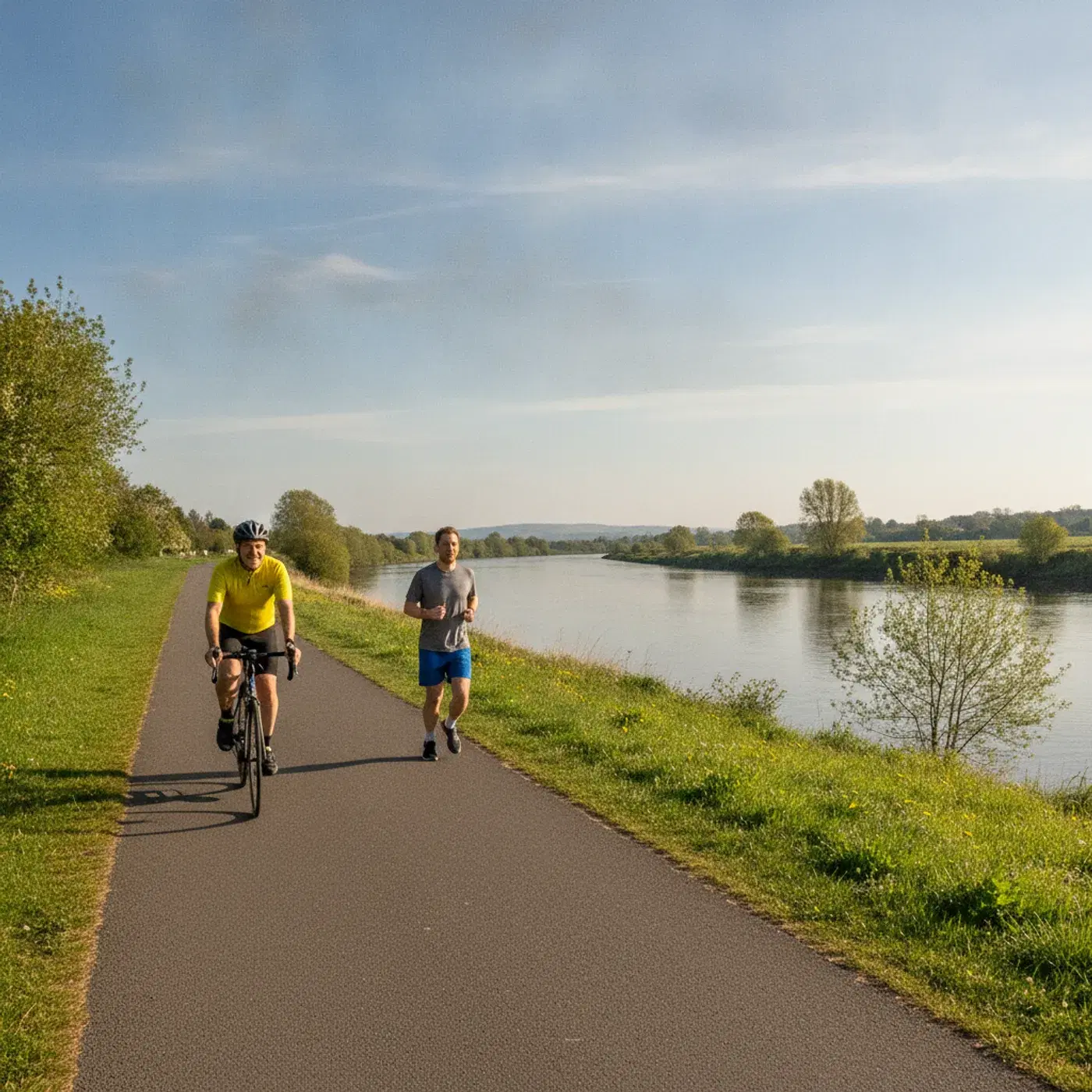 Running and Cycling in Hebburn